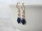 Lapis Lazuli Drop Earrings 14K Gold Filled, Marquise Cut Afghanistan Lapis product 1